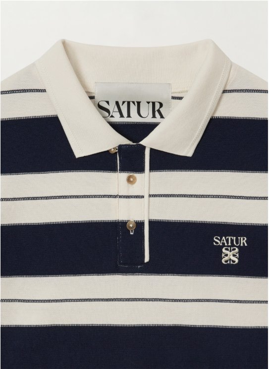 (U) Apero Stripe Pique T-Shirt