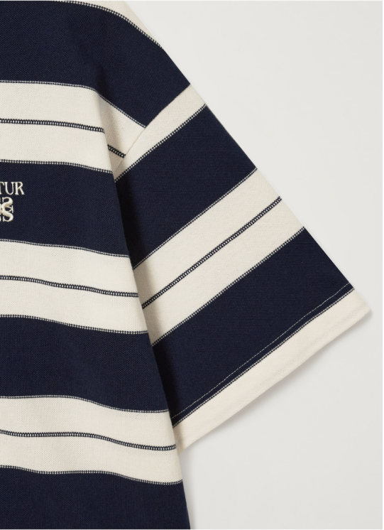 (U) Apero Stripe Pique T-Shirt