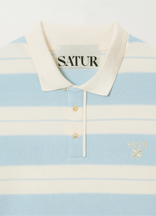 (U) Apero Stripe Pique T-Shirt