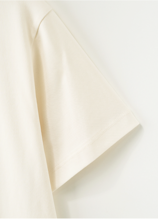 (W) Supima Basic Crew Neck T-shirt