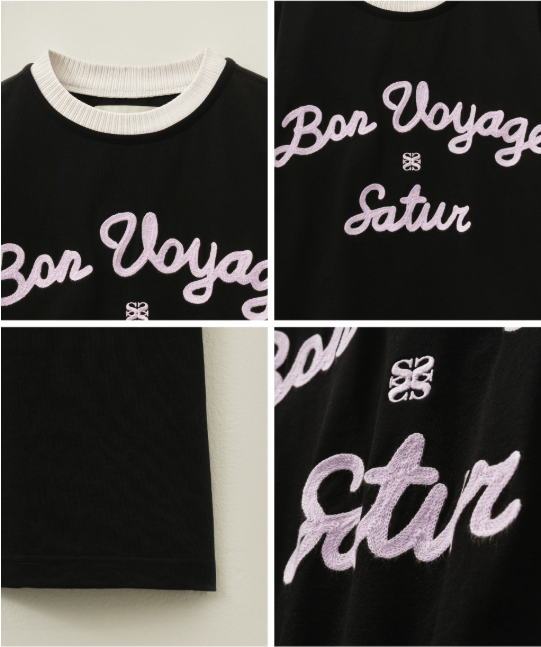 (M) Satur Logo Voyage T-Shirts