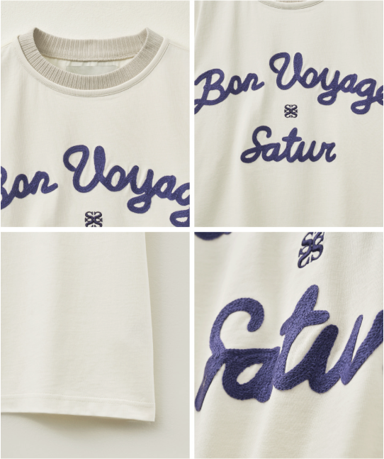 (M) Satur Logo Voyage T-Shirts
