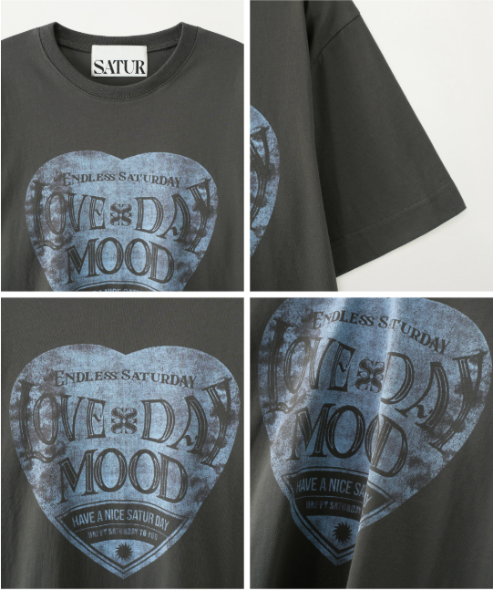 (M) Saturday Retro Mood Graphic T-Shirts