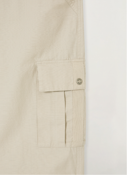 (M) Ribstop Cotton Cargo Pants