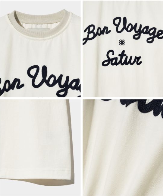 (W) Satur Logo Voyage T-Shirts