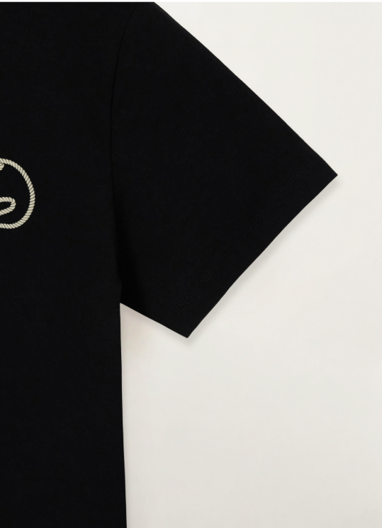 (W) Neck Point New Bon Voyage Graphic T-Shirt