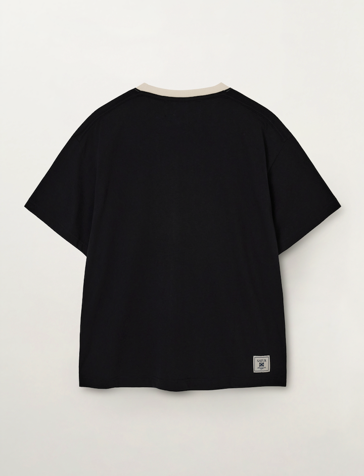 (U) Neck Point New Bon Voyage Graphic T-Shirt