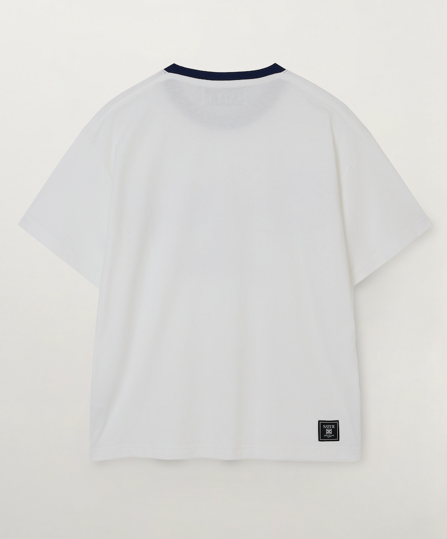 (U) Neck Point New Bon Voyage Graphic T-Shirt