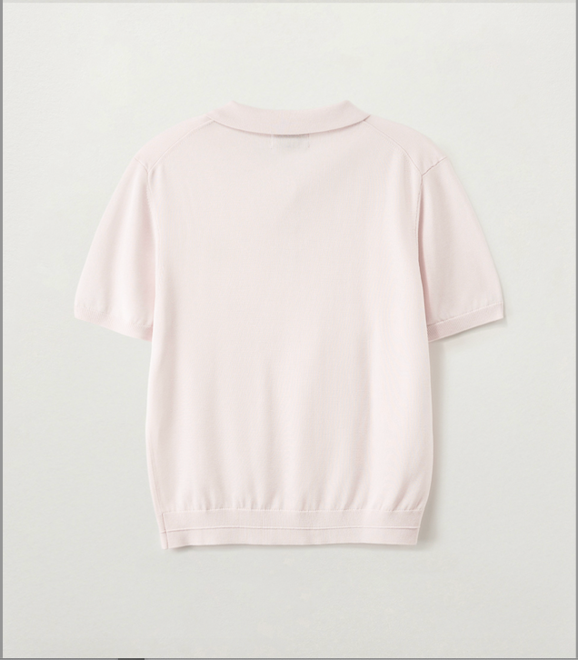 (W) Classic Collar Half Knit