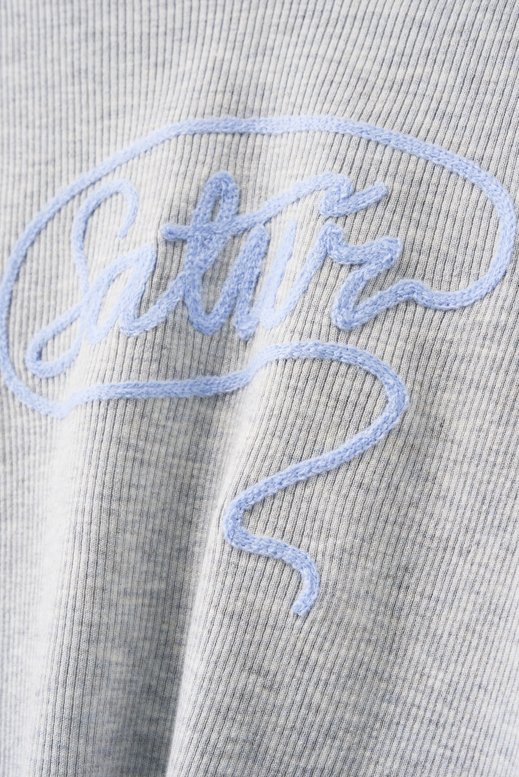 (W) Rope Logo Ringer Knit