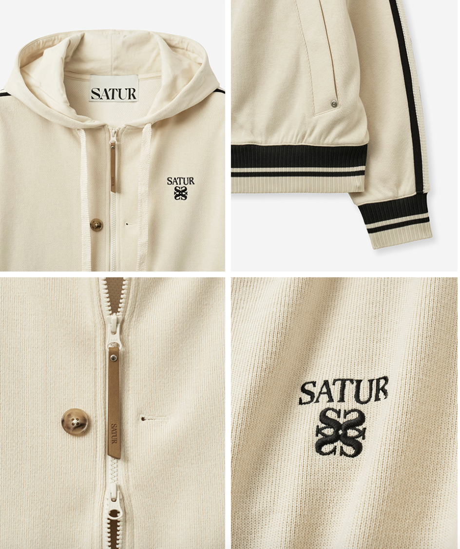 (U) Lawton Loose Fit Hood Zip-Up