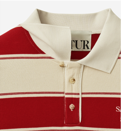 (U) Apero Stripe Pique Long Sleeve