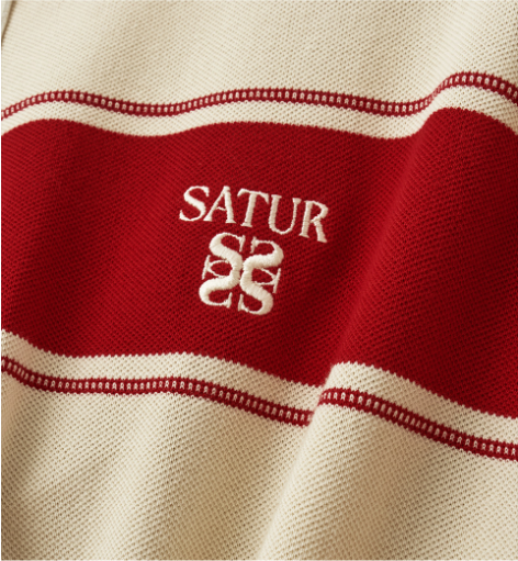 (U) Apero Stripe Pique Long Sleeve