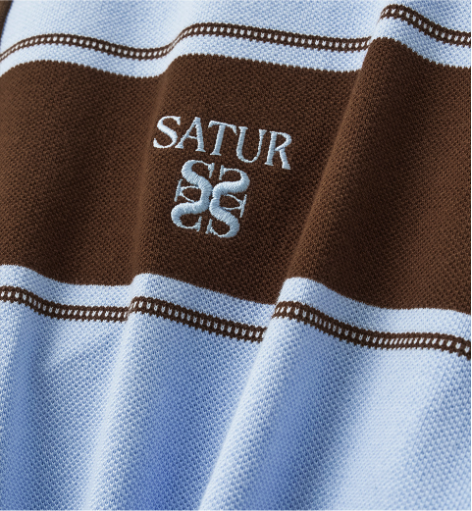 (U) Apero Stripe Pique Long Sleeve