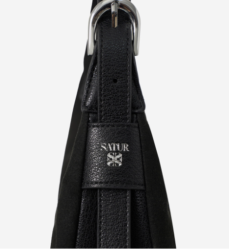(W) Synthetic Suede Mini Hobo Bag