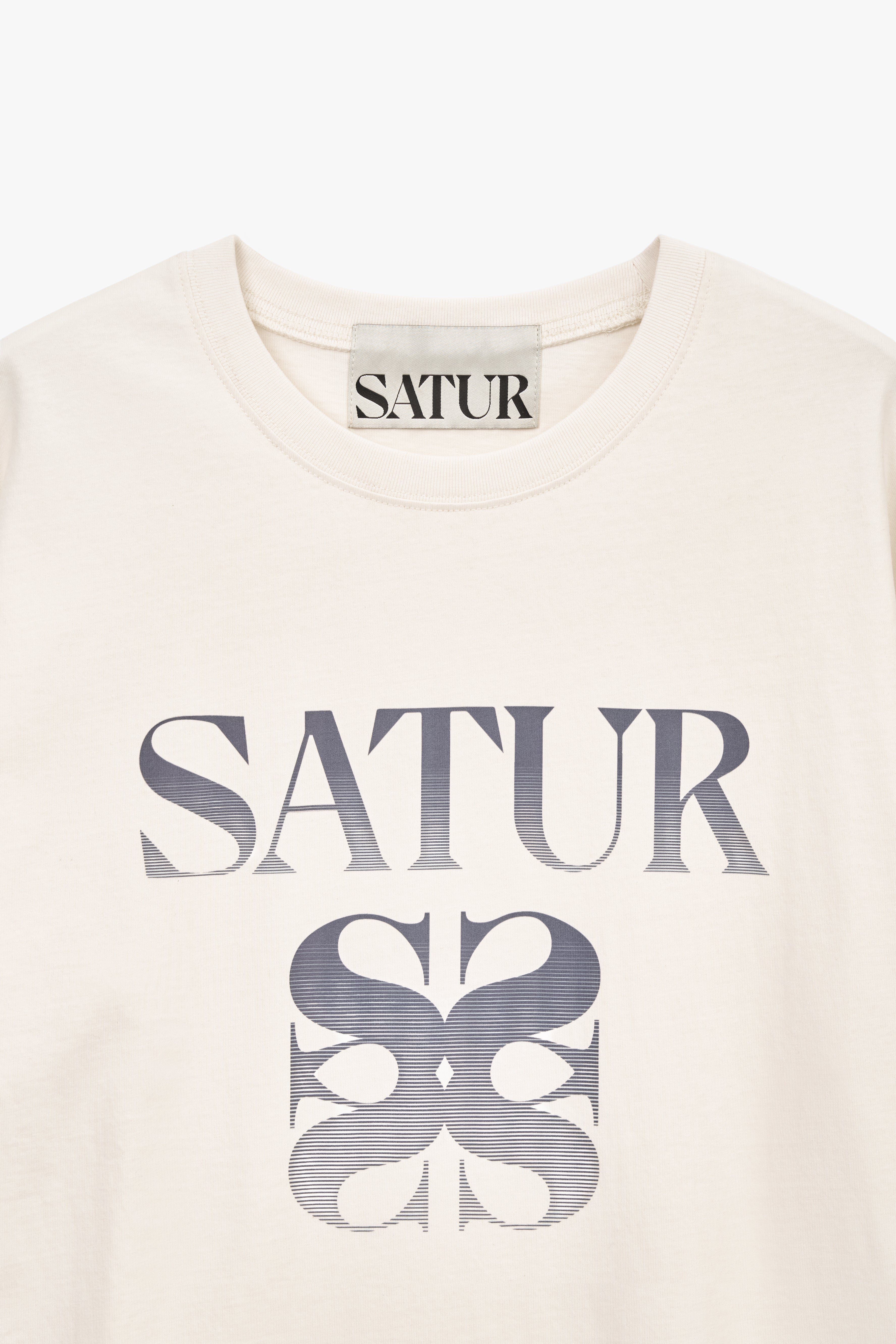 (U) Gradient Big Logo Embroidery T-shirt