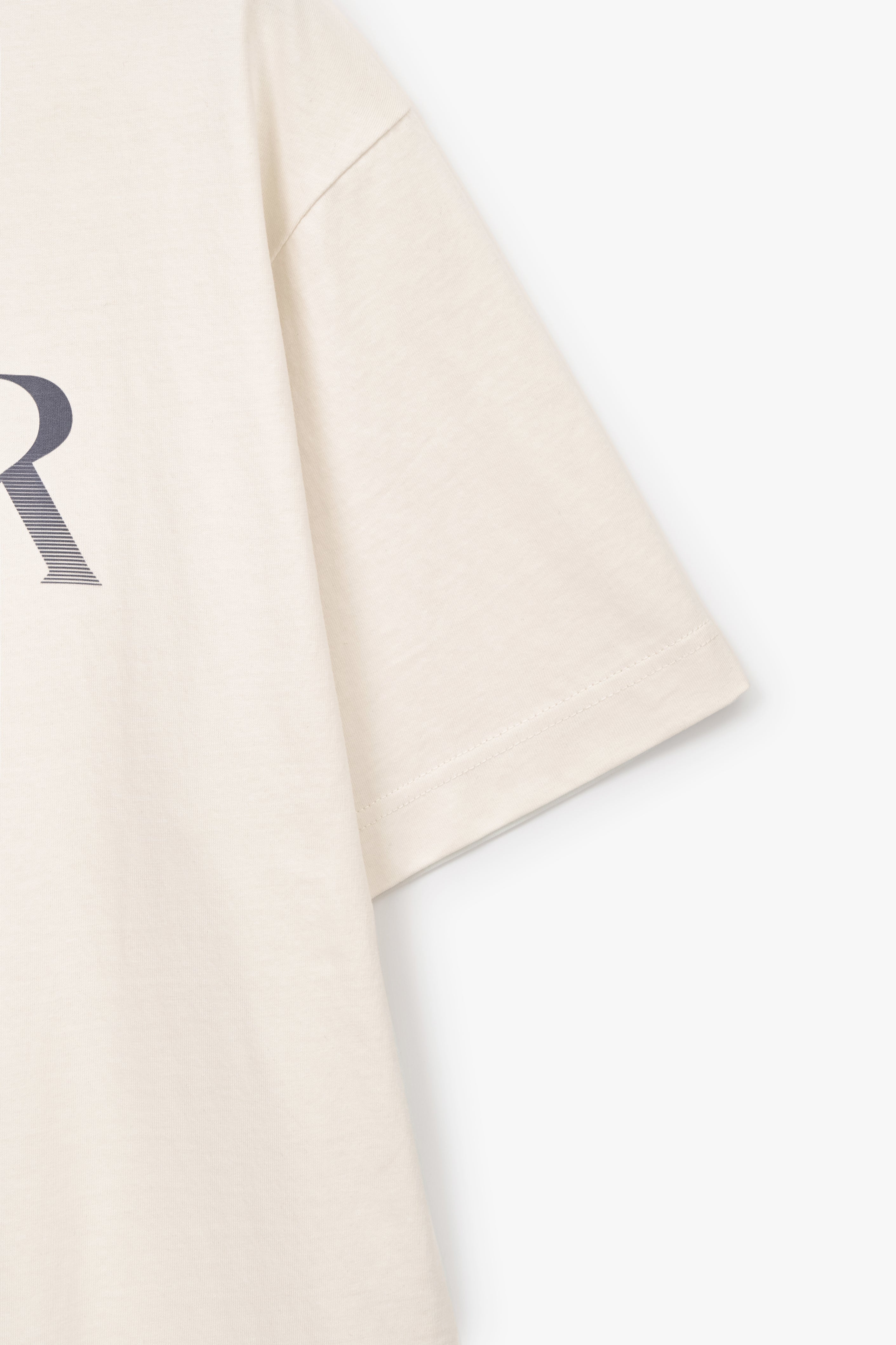 (U) Gradient Big Logo Embroidery T-shirt