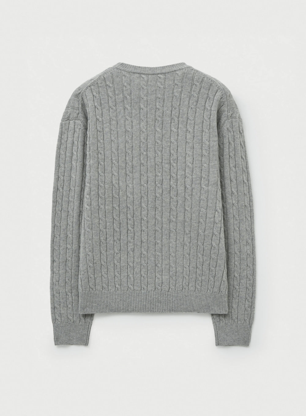 (U) Wool blend cable knit