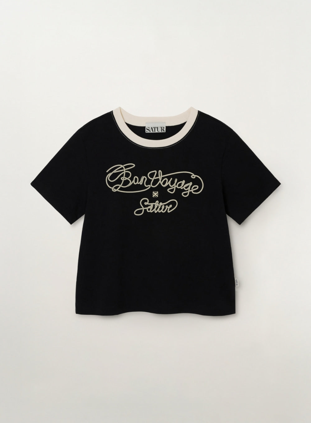 (W) Neck Point New Bon Voyage Graphic T-Shirt