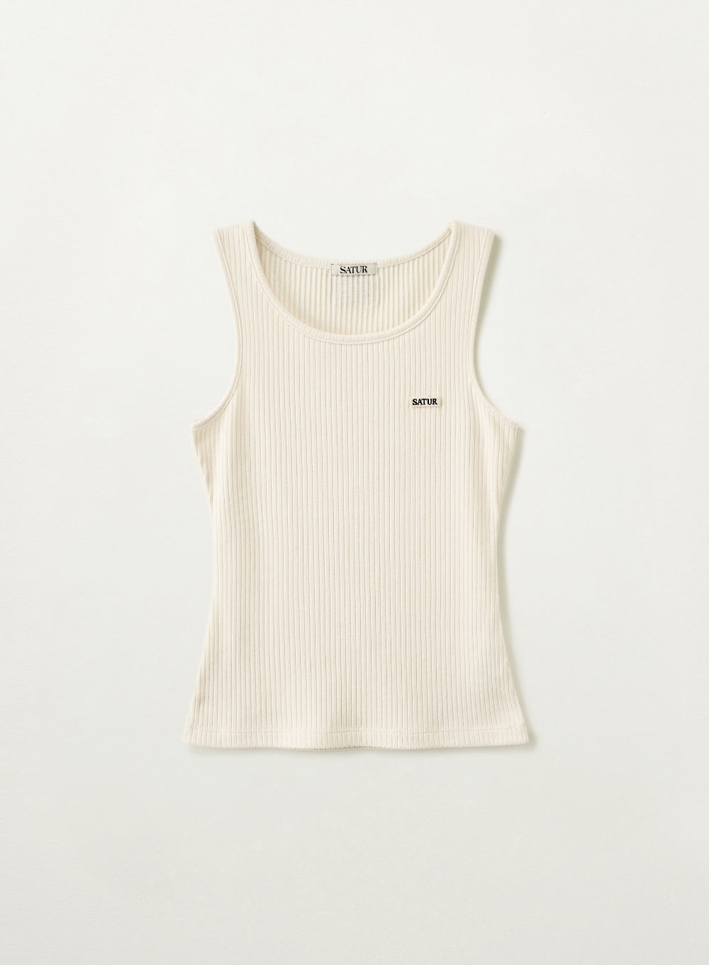 (W) Logo Ribbed Sleeveless
