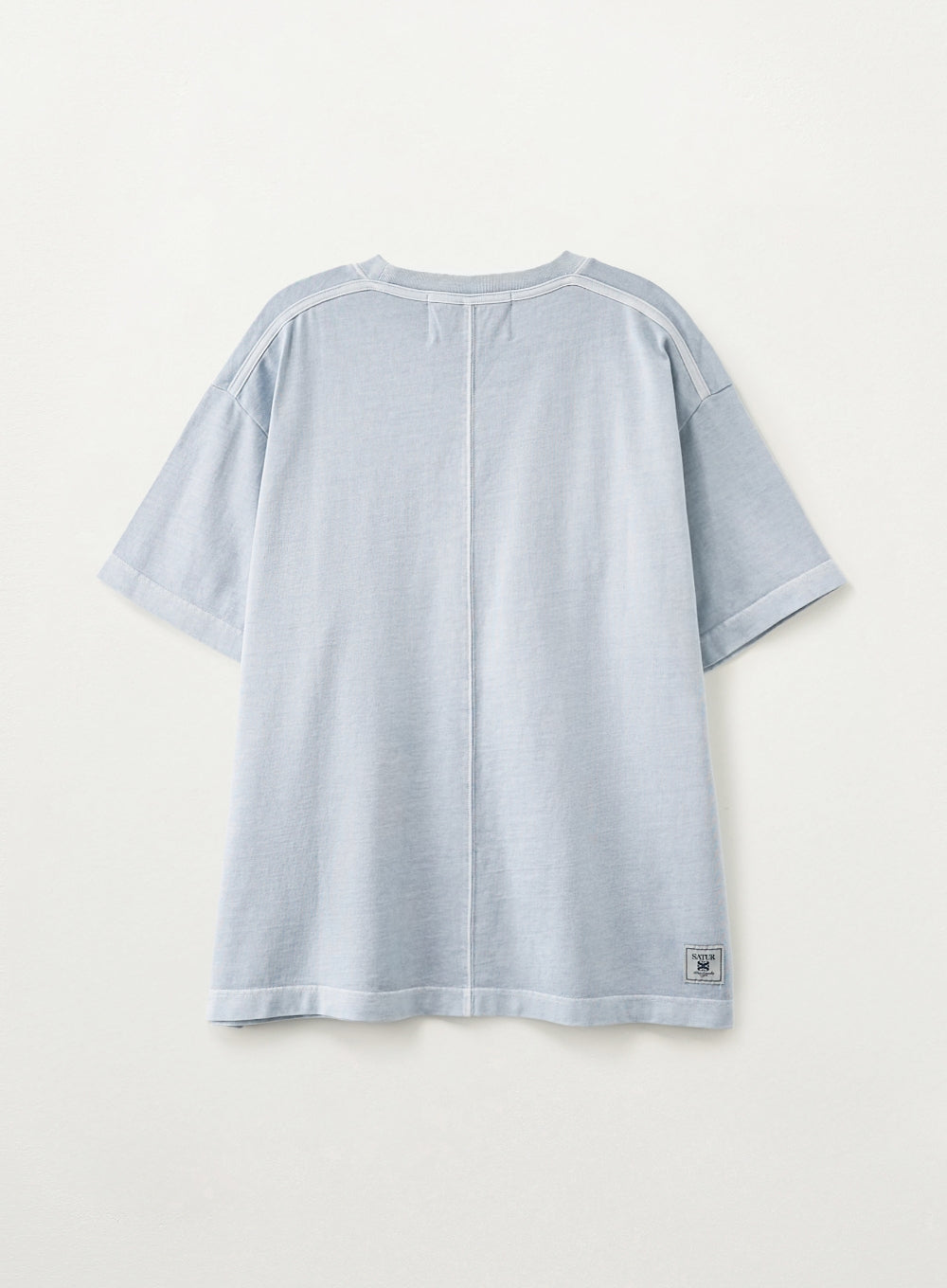 (U) Satur Flowing Small Logo Dyed Half T-Shirt