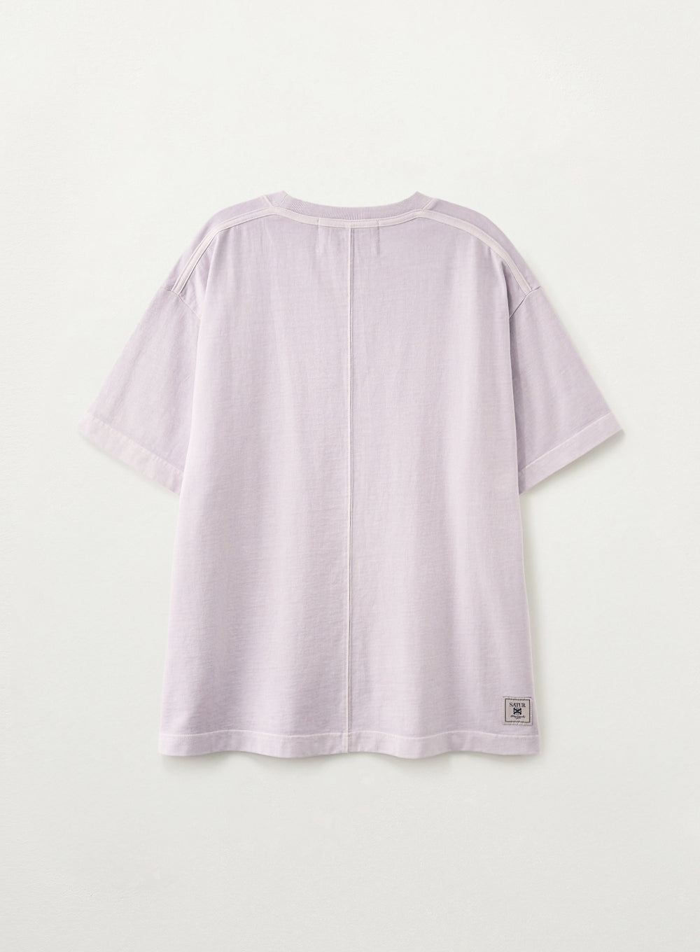(U) Satur Flowing Small Logo Dyed Half T-Shirt