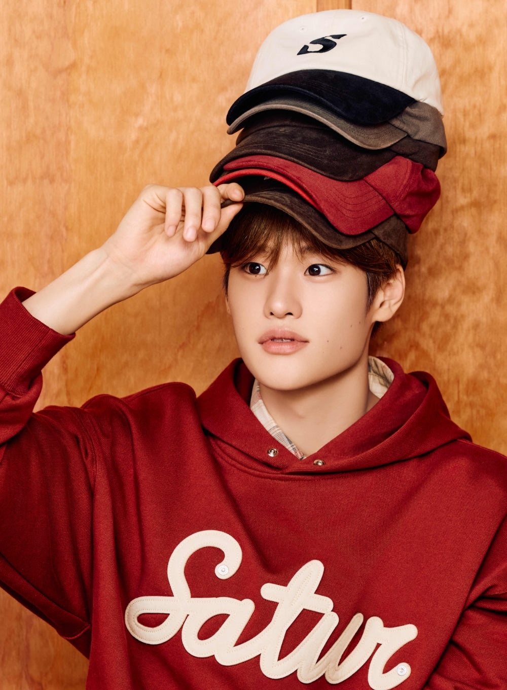 U) Satur Applique Rivet Hoodie