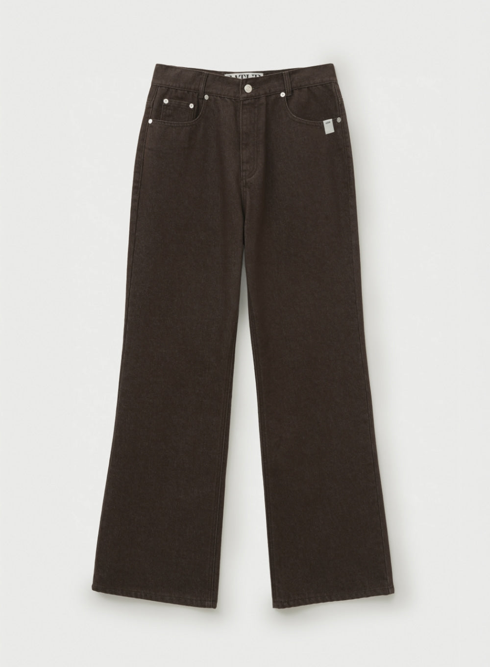 (M) Semi Loose Boots Cut Denim Pants