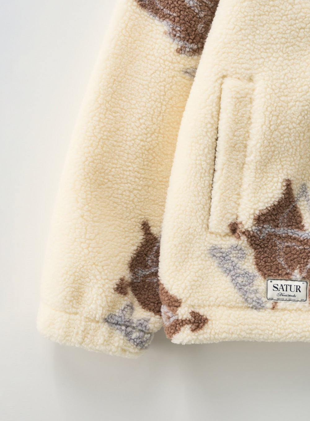 (U) Angel Fleece Zip-up