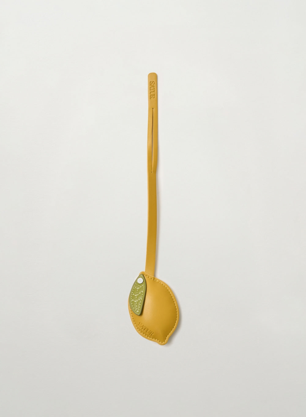 (U) Citron Synthetic Leather Keyring