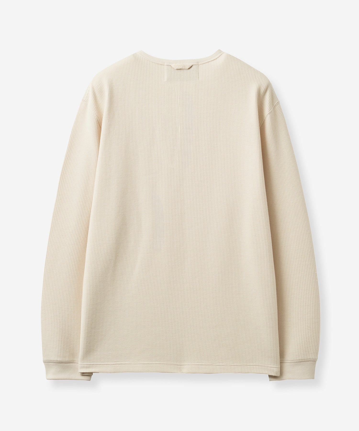 (U) Waffle Henley Neck Long Sleeve