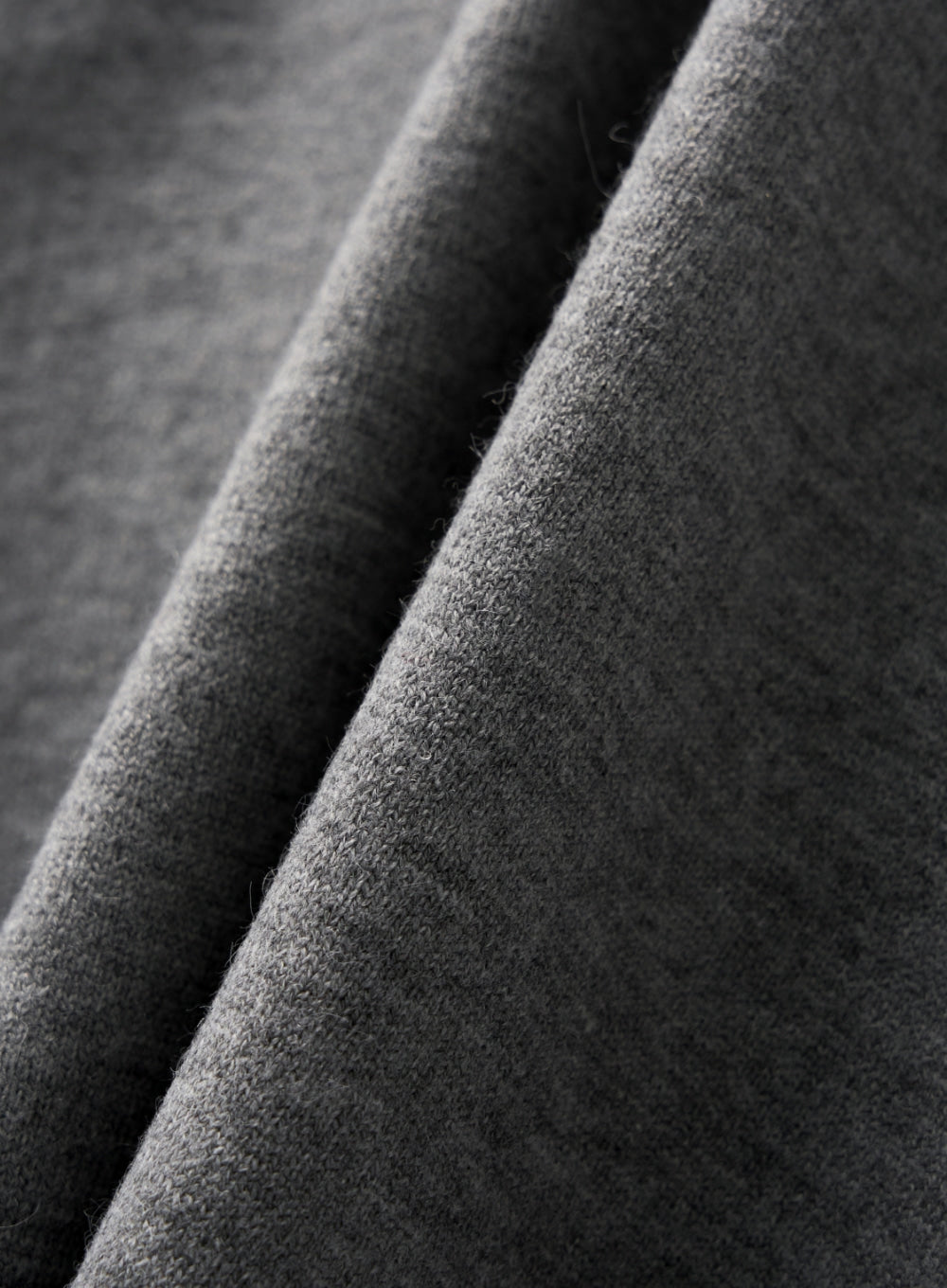 (W) Classic Knit Hood Zip-up