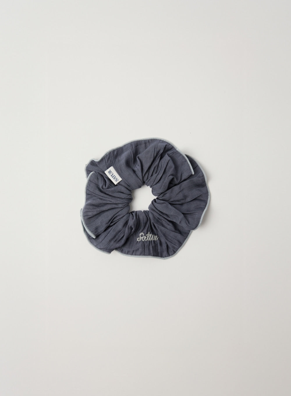 (W) Wrinkle Color-block Scrunch