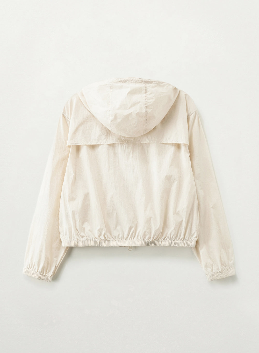 (W) Cropped Hood Wind Jacket