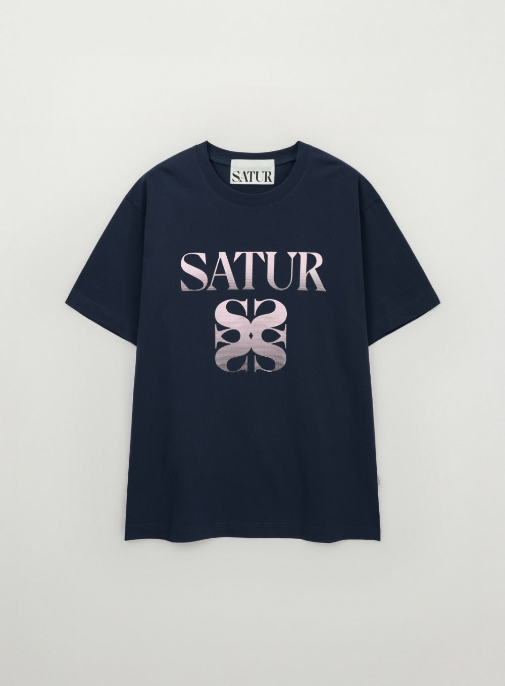 (U) Gradient Big Logo Embroidery T-shirt