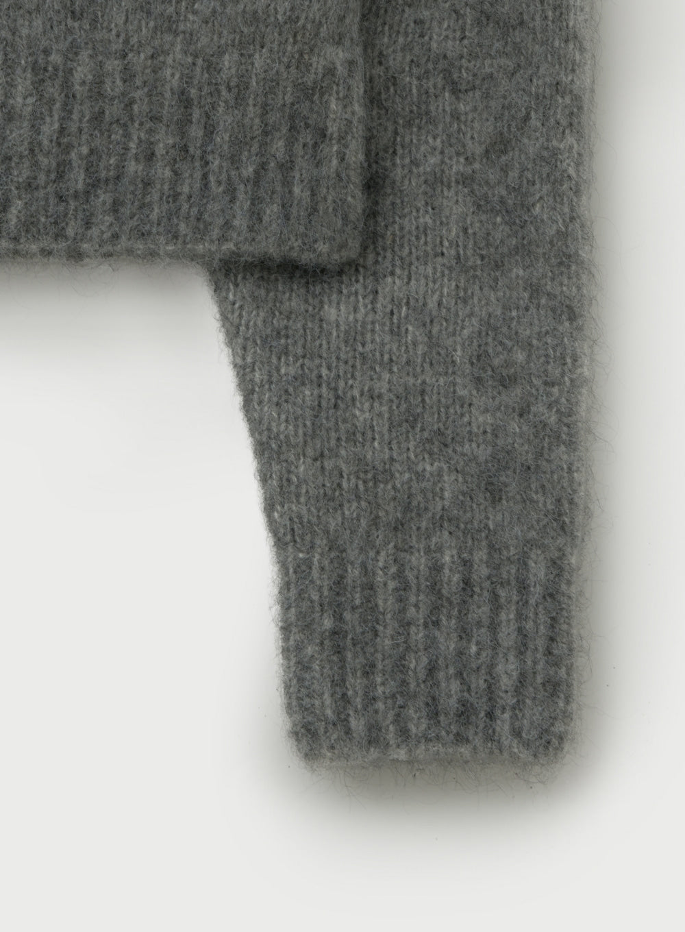 W) Essen Two-Tone Mohair Pullover Knit