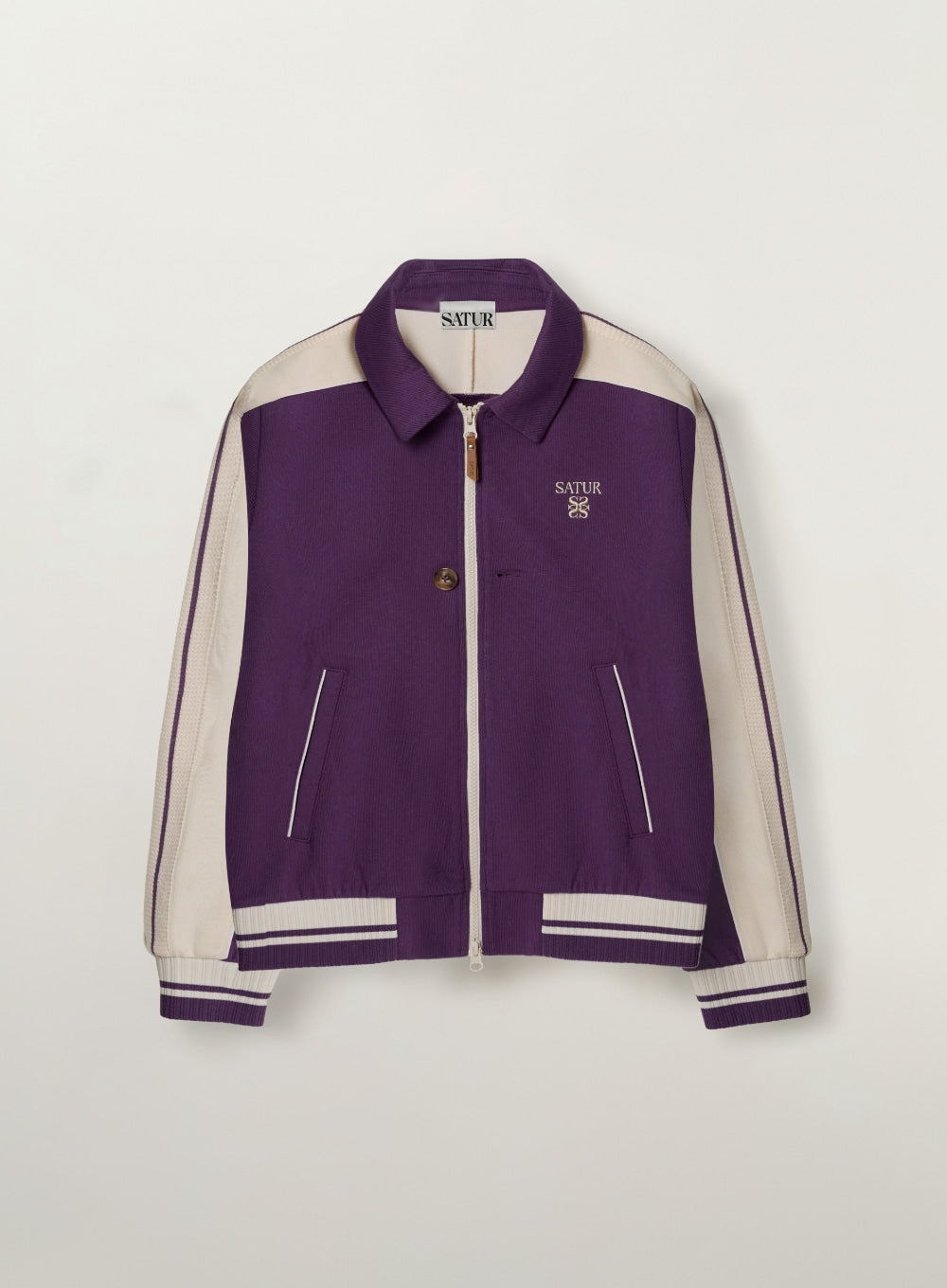 W) Lawton Lining Collar Track Zip-up Jacket