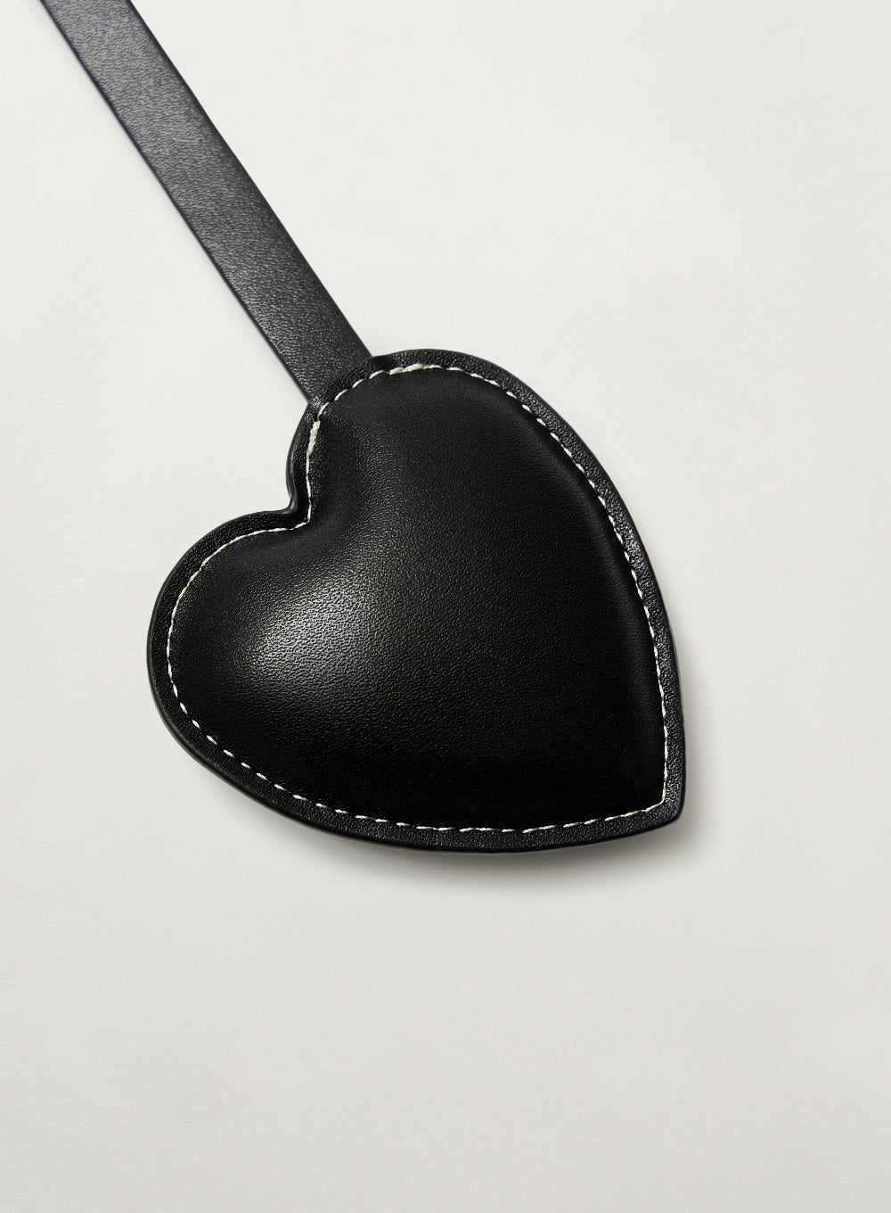 (U) Heart Synthetic Leather Keyring