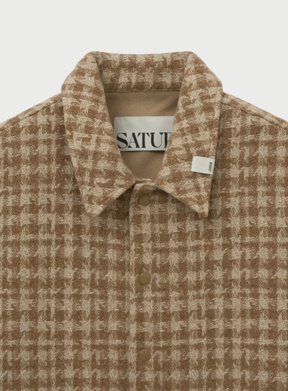 (U) Check Fleece Shirt Jacket
