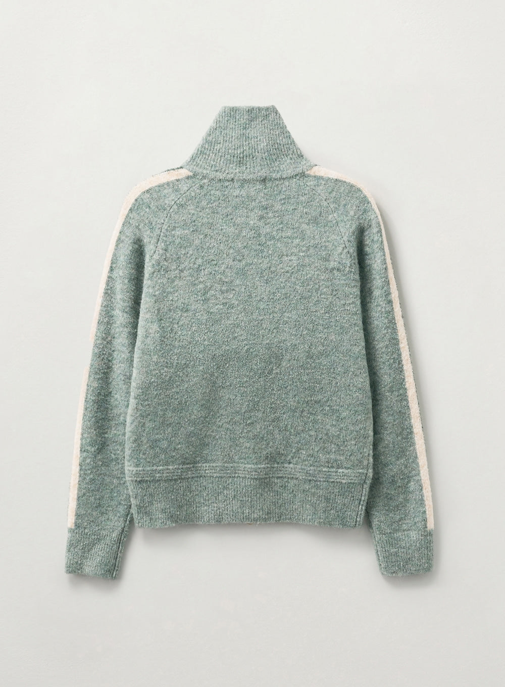 W) Lawton Semi Cropped Knit Zip-up