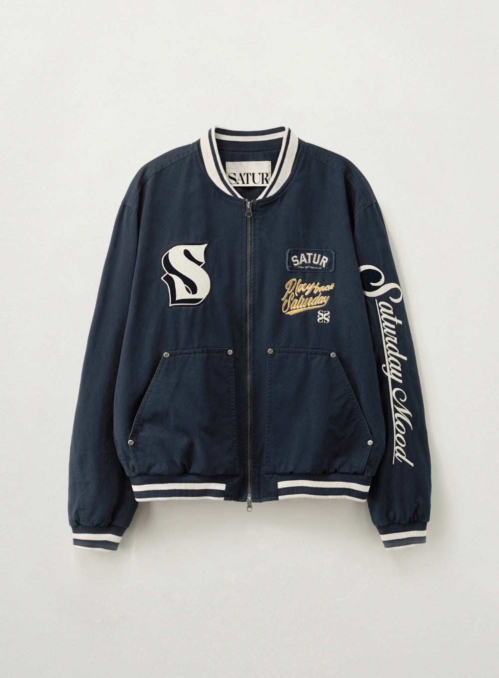 (U) 90s Playback Varsity Jacket