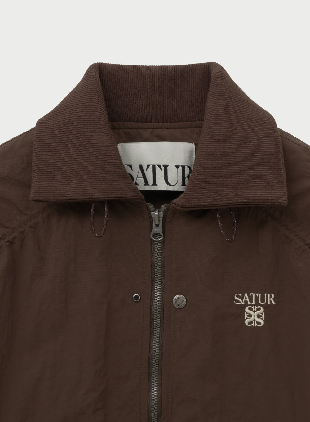 W) Nylon Crop Bomber Jacket