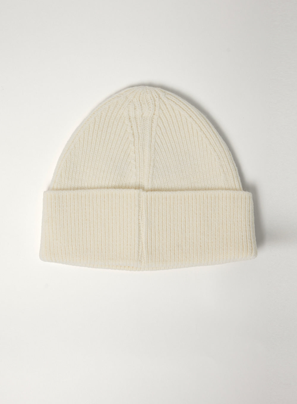 SATUR ニット帽 ビーニー CREAM U) Satur Flowing Font Logo Beanie