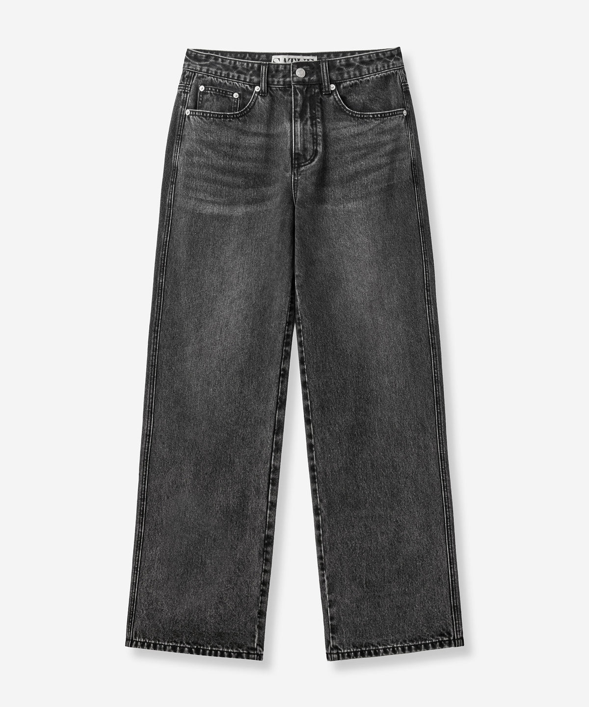 (M) Straight Fit Denim Pants
