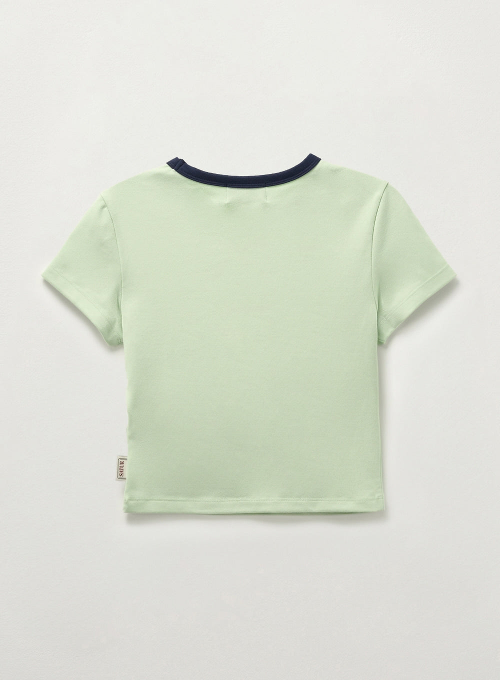 (W) Apero Slim Cropped Fit Ringer T-shirts