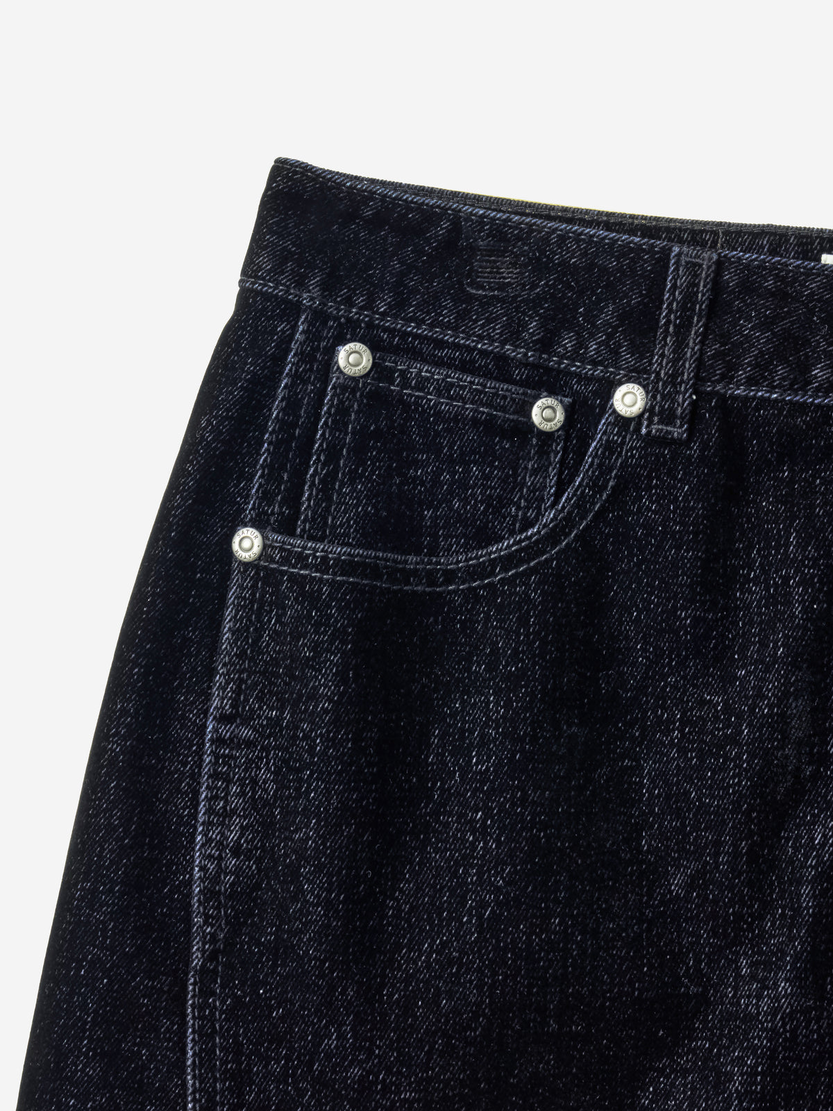 (W) Flocking Denim Skirt