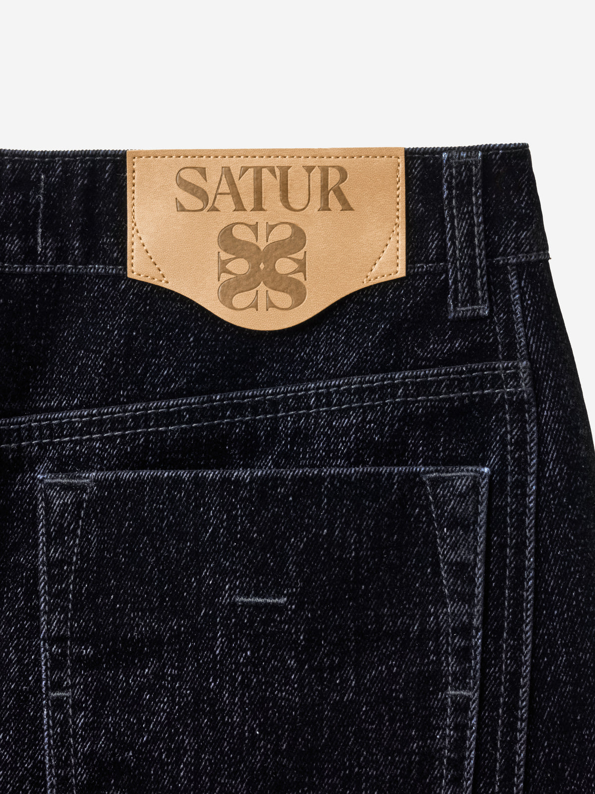 (W) Flocking Denim Skirt
