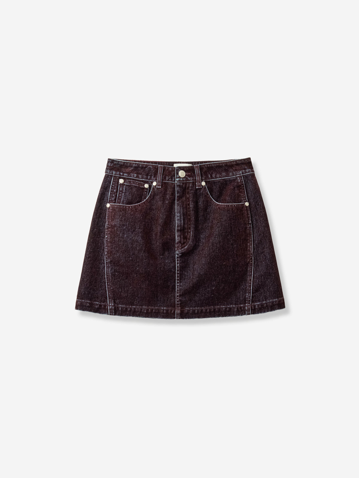 (W) Flocking Denim Skirt