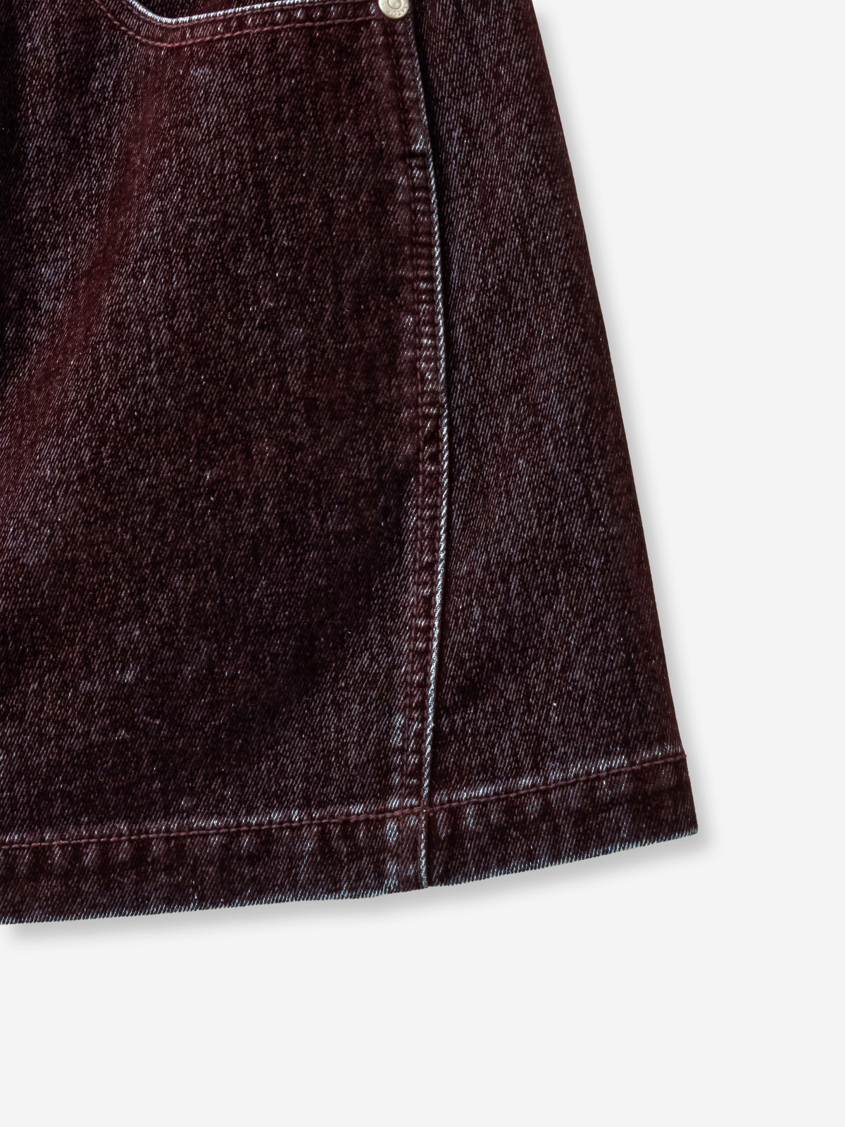 (W) Flocking Denim Skirt