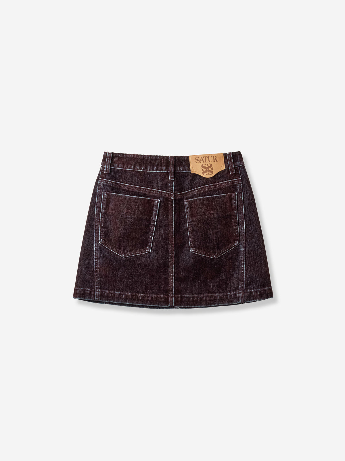 (W) Flocking Denim Skirt
